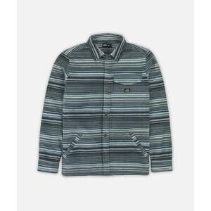 NEW JETTY men's concordia fleece shirt jacket in blue